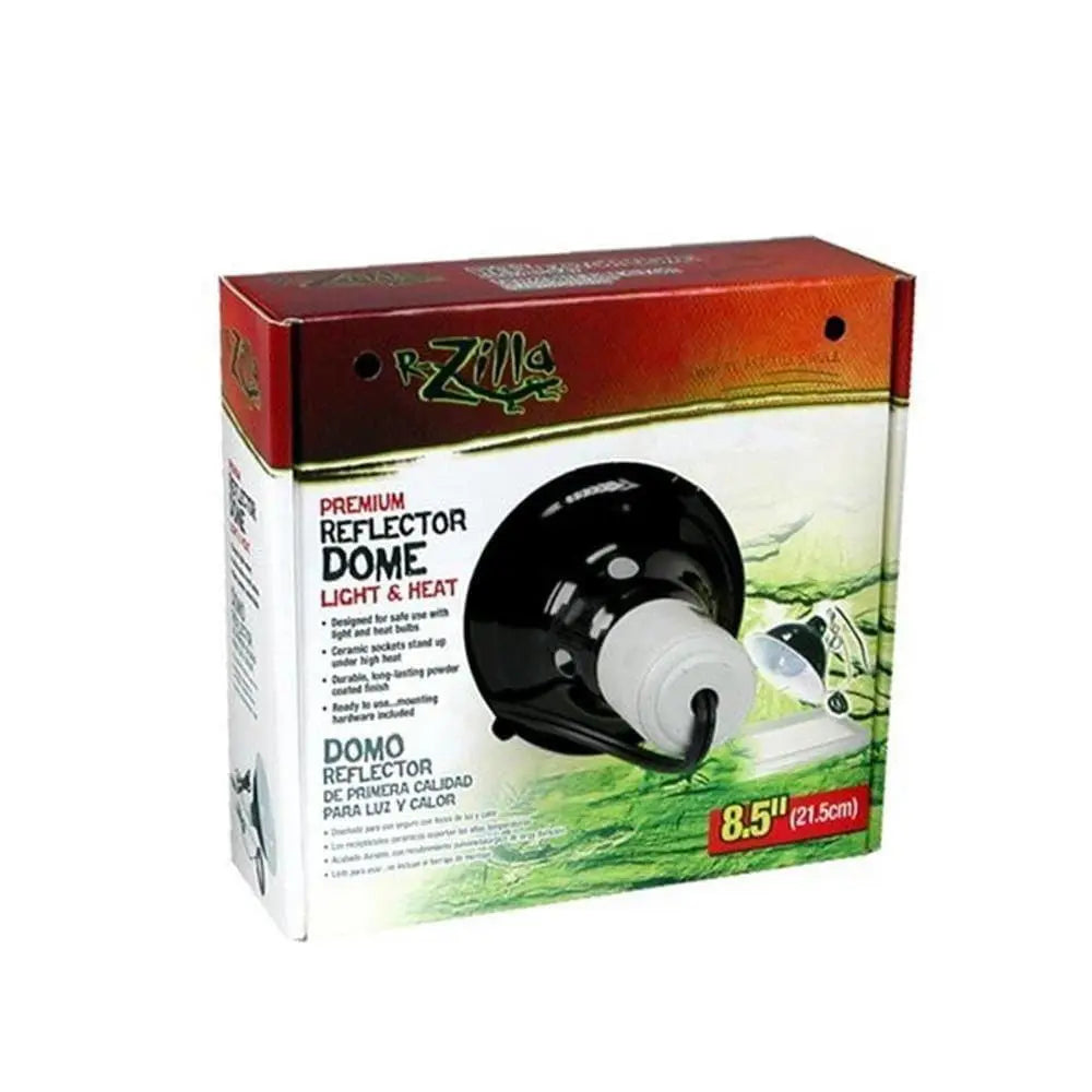 Zilla® Fluorescent/Incandescent Premium Reflector Dome Black Color 8.5 Inch Zilla®