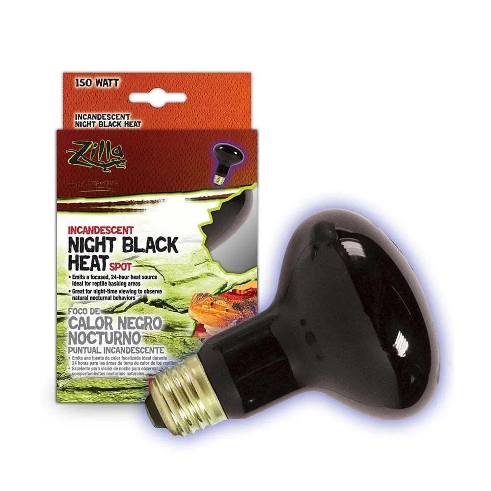 Zilla® Incandescent Spot Bulb 150 Watt Night Black Color 3.875 X 3.875 X 5.25 Inch Zilla®