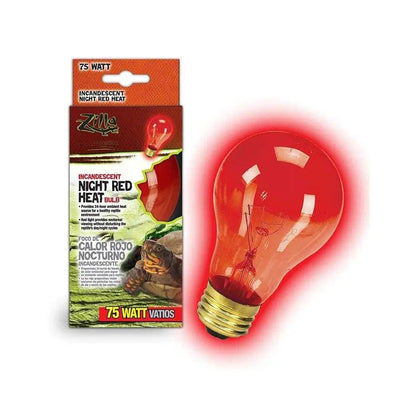 Zilla® Incandescent Spot Bulb 75 Watt Night Red Color 3.25 X 3.25 X 4.5 Inch Zilla®