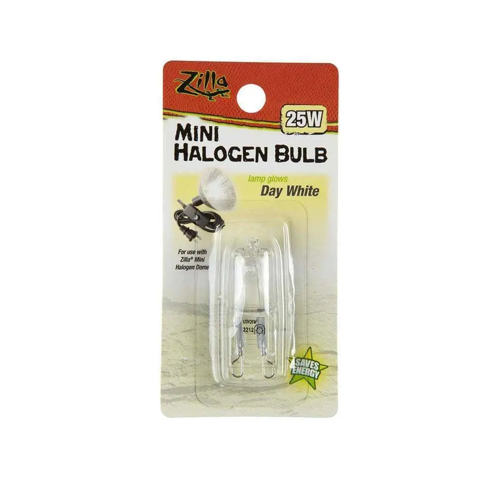 Zilla® Mini Halogen Bulb 25 Watt Day White Color 2.5 X 0.75 X 4 Inch Zilla®