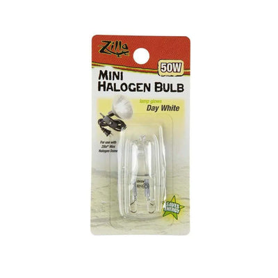 Zilla® Mini Halogen Bulb 50 Watt Day White Color 2.5 X 0.75 X 4 Inch Zilla®