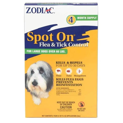 Zodiac Flea and Tick Spot On for Dogs 1ea/Large, Over 60 lb Zodiac® CPD