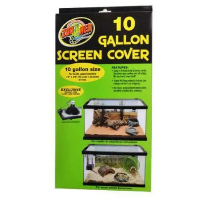 Zoo Med 10 Gallon Tank Screen Cover 20" x 10" Zoo Med Laboratories