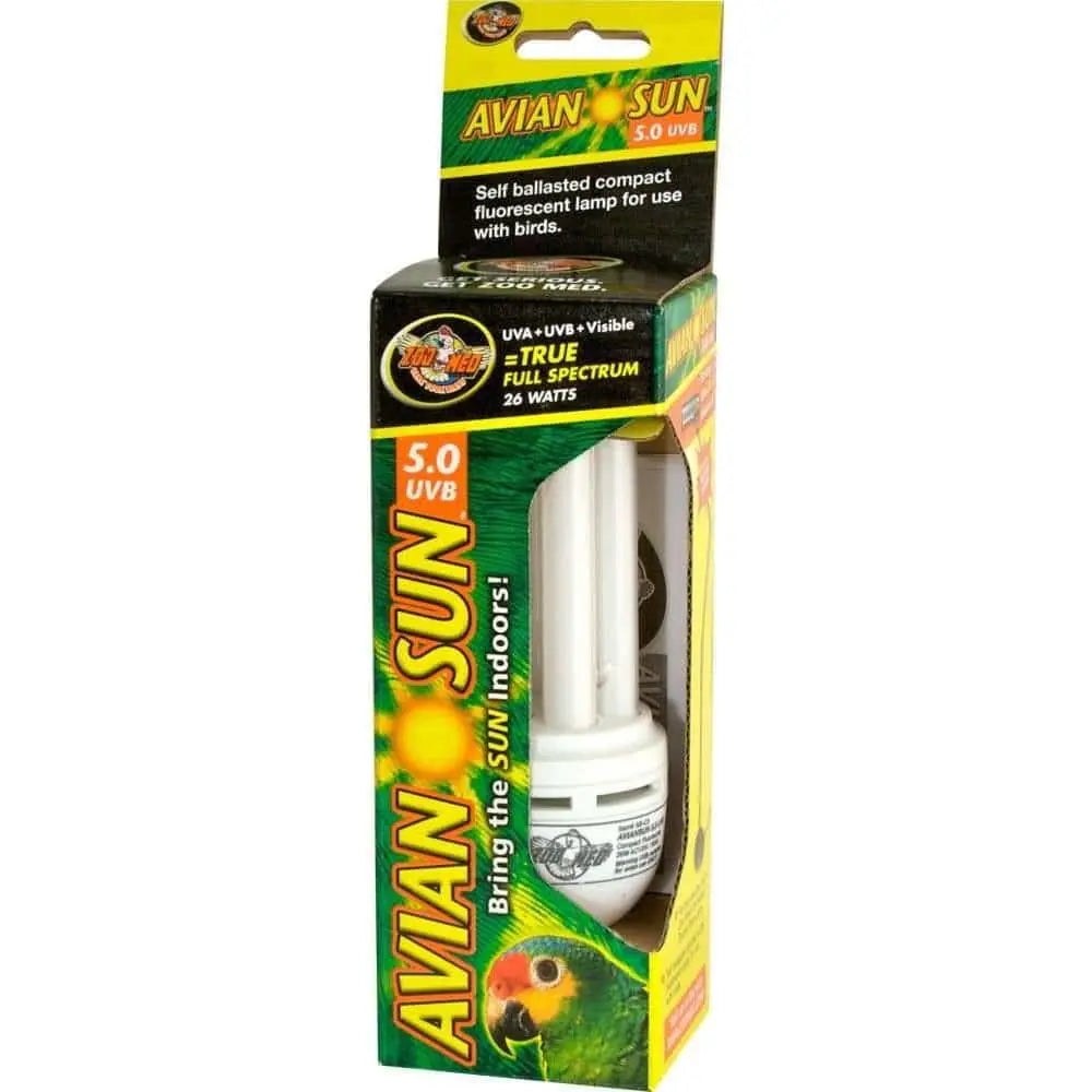 Zoo Med Avian AvianSun 5.0 UVB Compact Flourescent Bulb Zoo Med Laboratories