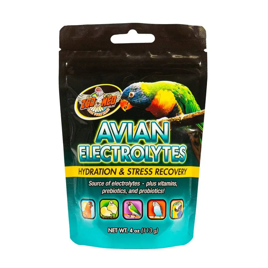 Zoo Med Avian Electrolytes Hydration and Stress Recovery Zoo Med Laboratories