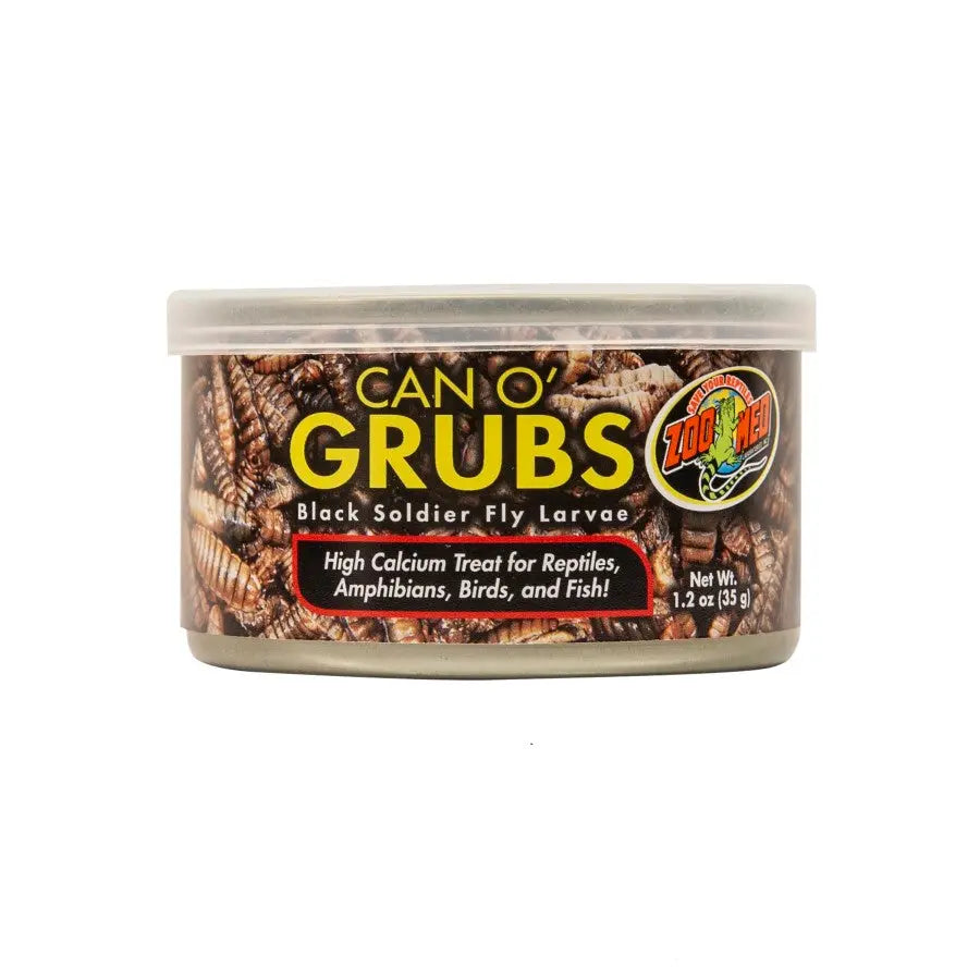 Zoo Med Can O' Grubs Treat for Reptiles, Amphibians, Birds and Fish.1.2 oz Zoo Med Laboratories