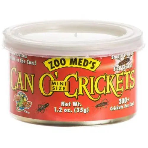 Zoo Med Can O' Mini Sized Crickets Zoo Med Laboratories