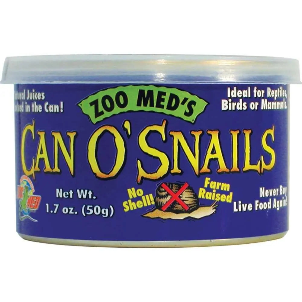 Zoo Med Can O' Snails Reptile Wet Food 1.7 oz Zoo Med Laboratories