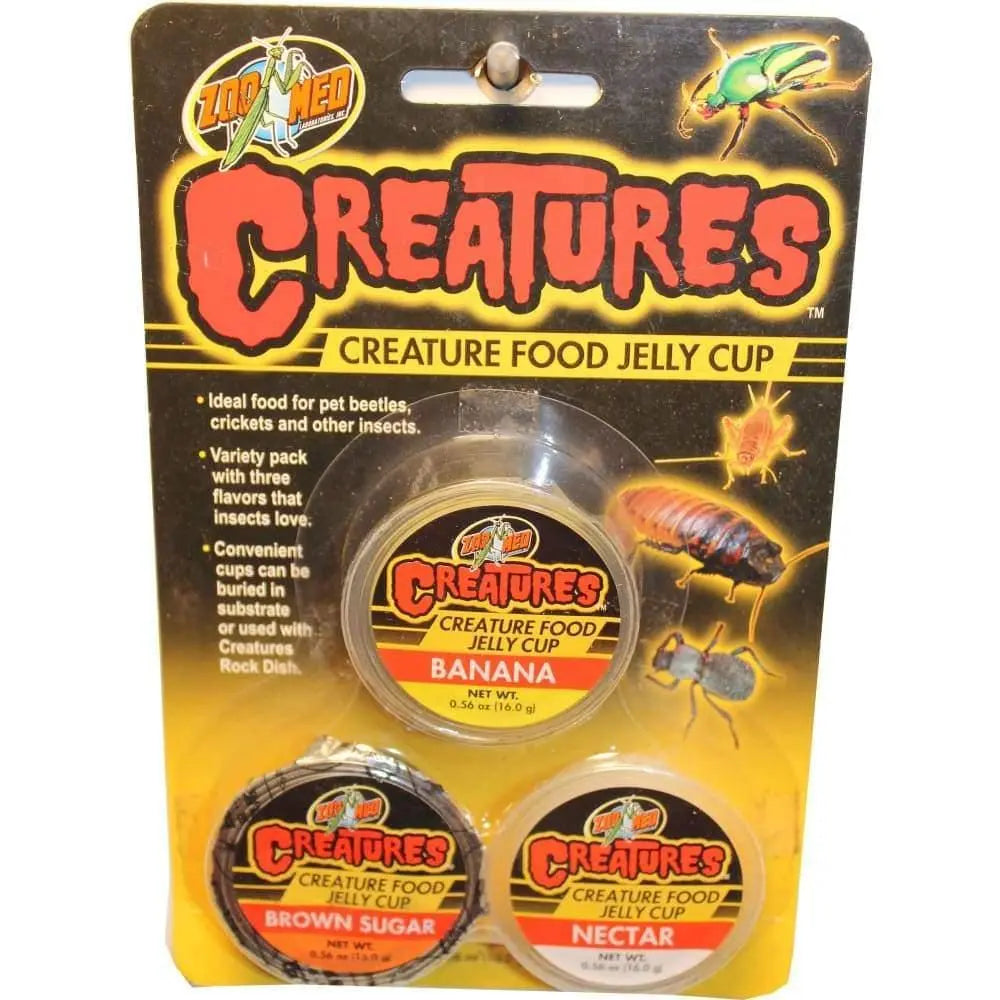 Zoo Med Creatures Creature Food Jelly Cup Zoo Med Laboratories