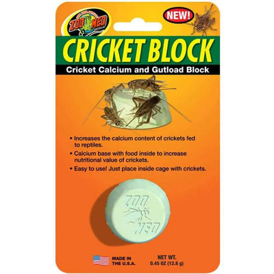 Zoo Med Cricket Block Cricket Calcium And Gutload Block Zoo Med Laboratories