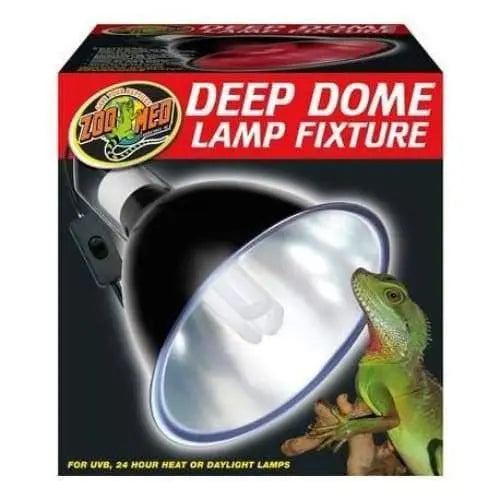 Zoo Med Deep Dome Lamp Fixture Black RSC