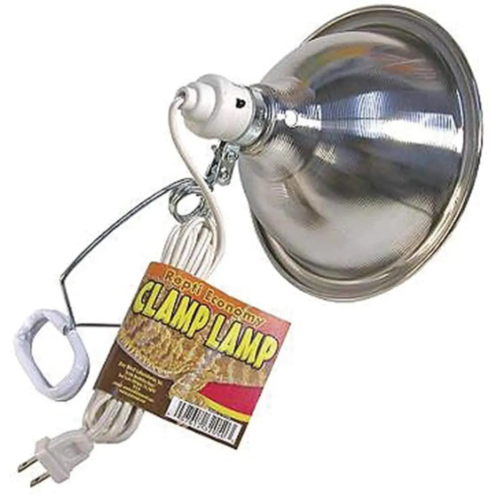 Zoo Med Economy Chrome Clamp Lamp with 8.5 Inch Dome Zoo Med Laboratories