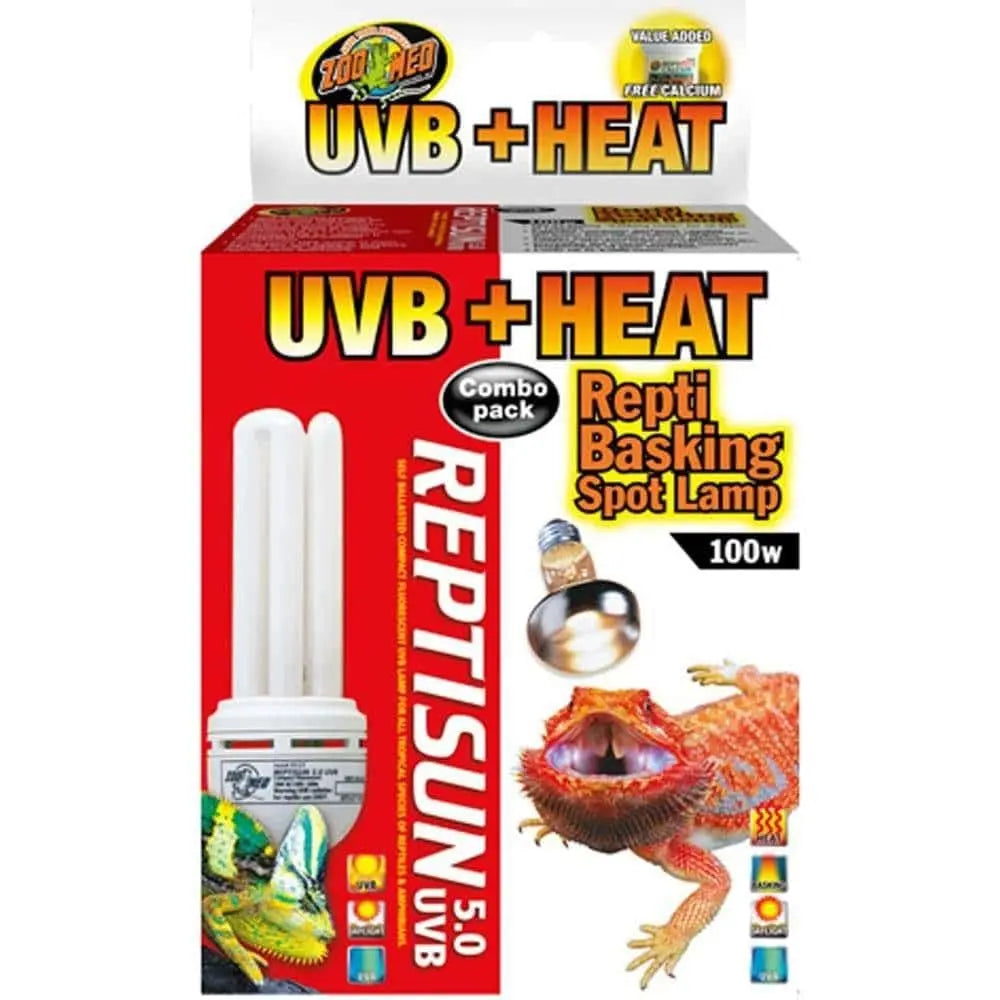 Zoo Med Heat + UVB Combo Pack Zoo Med Laboratories
