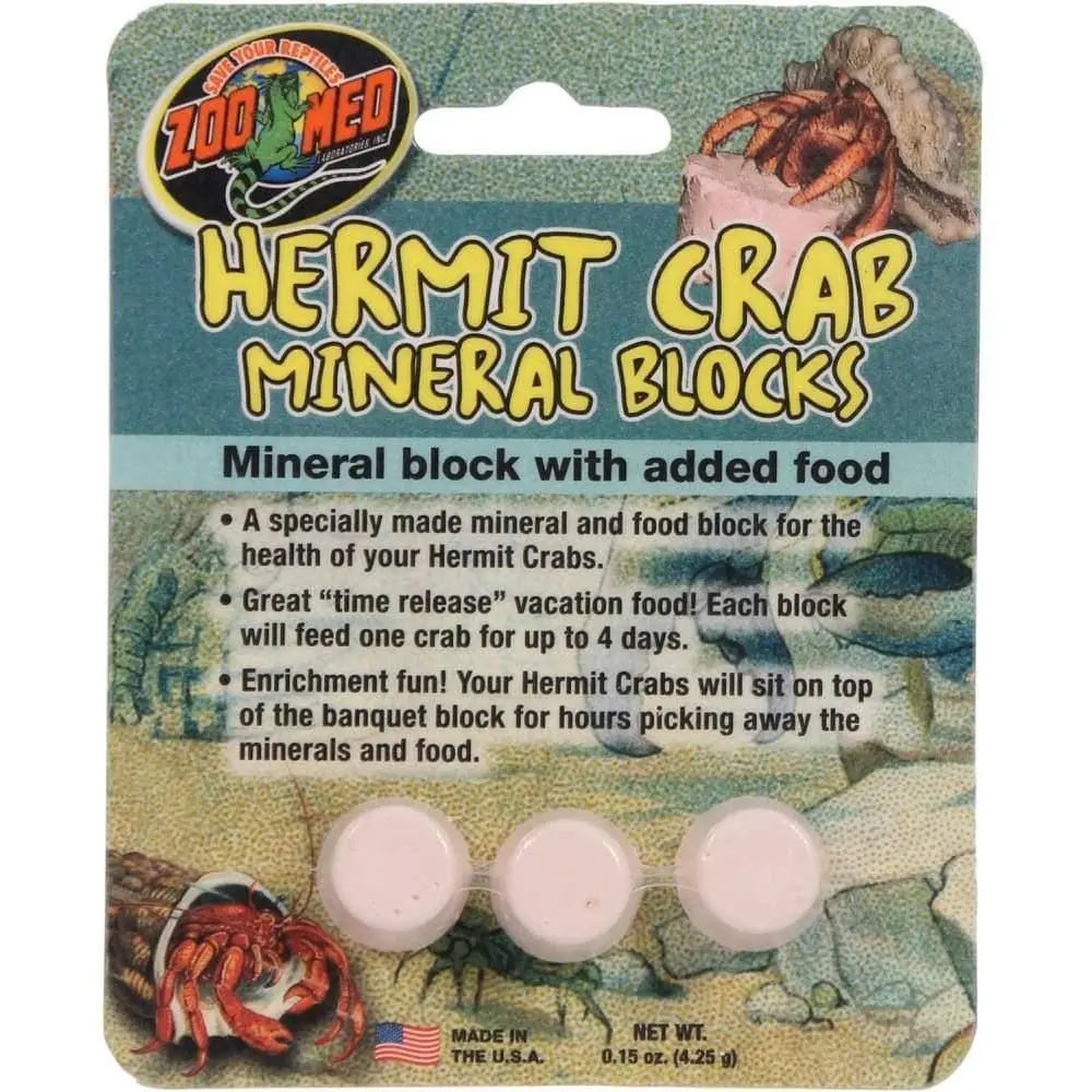 Zoo Med Hermit Crab Mineral Blocks Zoo Med Laboratories