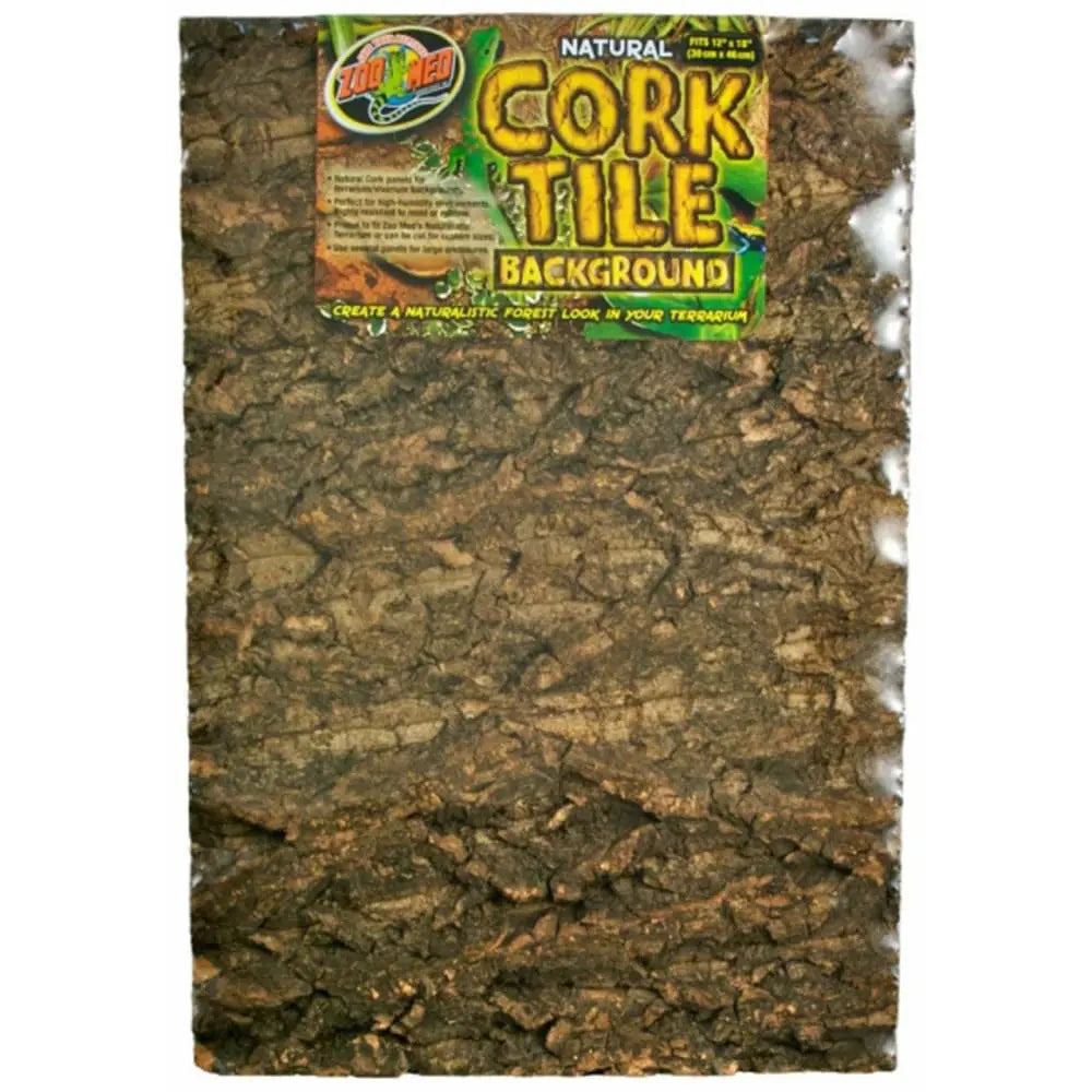 Zoo Med Natural Cork Tile Terrarium Background Brown Zoo Med Laboratories CPD
