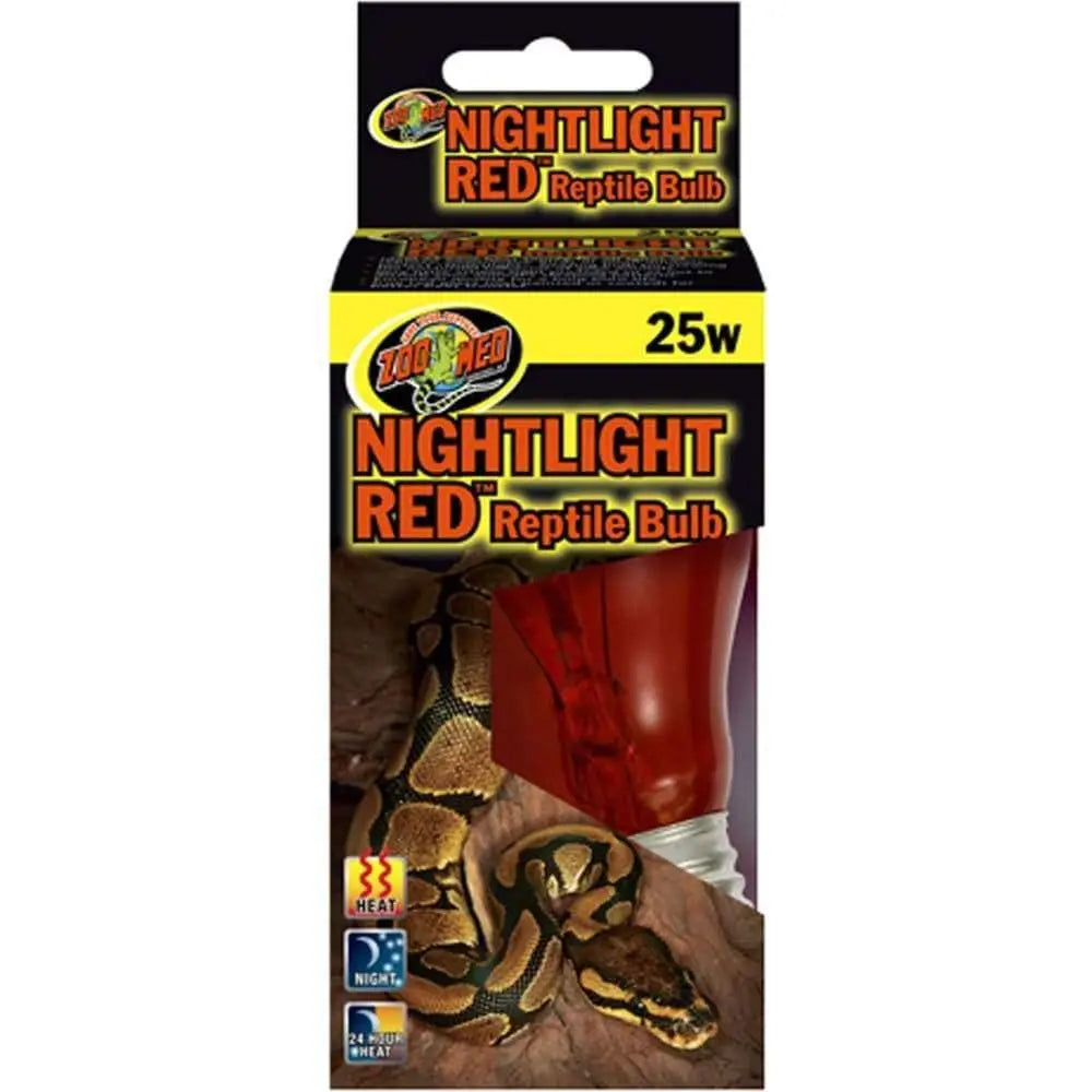 Zoo Med Nightlight Red Reptile Bulb Zoo Med Laboratories