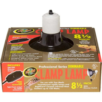 Zoo Med Professional Series Dimmable Clamp Lamp - Black Zoo Med Laboratories