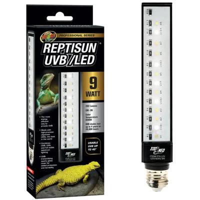 Zoo Med Professional Series Reptisun UVB/LED Bulb 9W Zoo Med Laboratories CPD