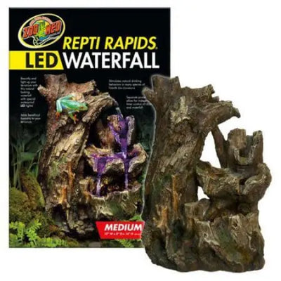 Zoo Med Repti Rapids LED Waterfall - Wood Style Zoo Med Laboratories