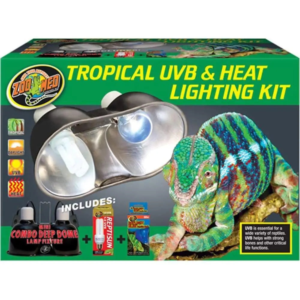 Zoo Med Tropical UVB & Heat Lighting Kit Zoo Med Laboratories