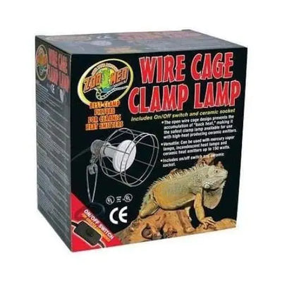 Zoo Med Wire Cage Clamp Lamp Silver Zoo Med Laboratories
