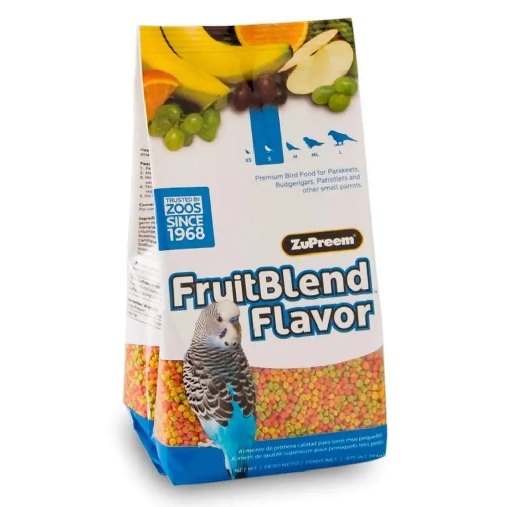 ZuPreem FruitBlend with Natural Flavor Pelleted Bird Food for Small Birds 1ea/0.875 lb ZuPreem