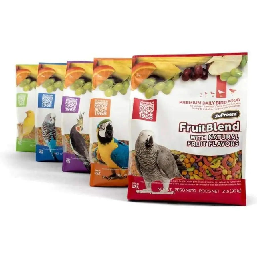 ZuPreem FruitBlend with Natural Flavor Pelleted Bird Food for Small Birds 1ea/10 lb ZuPreem
