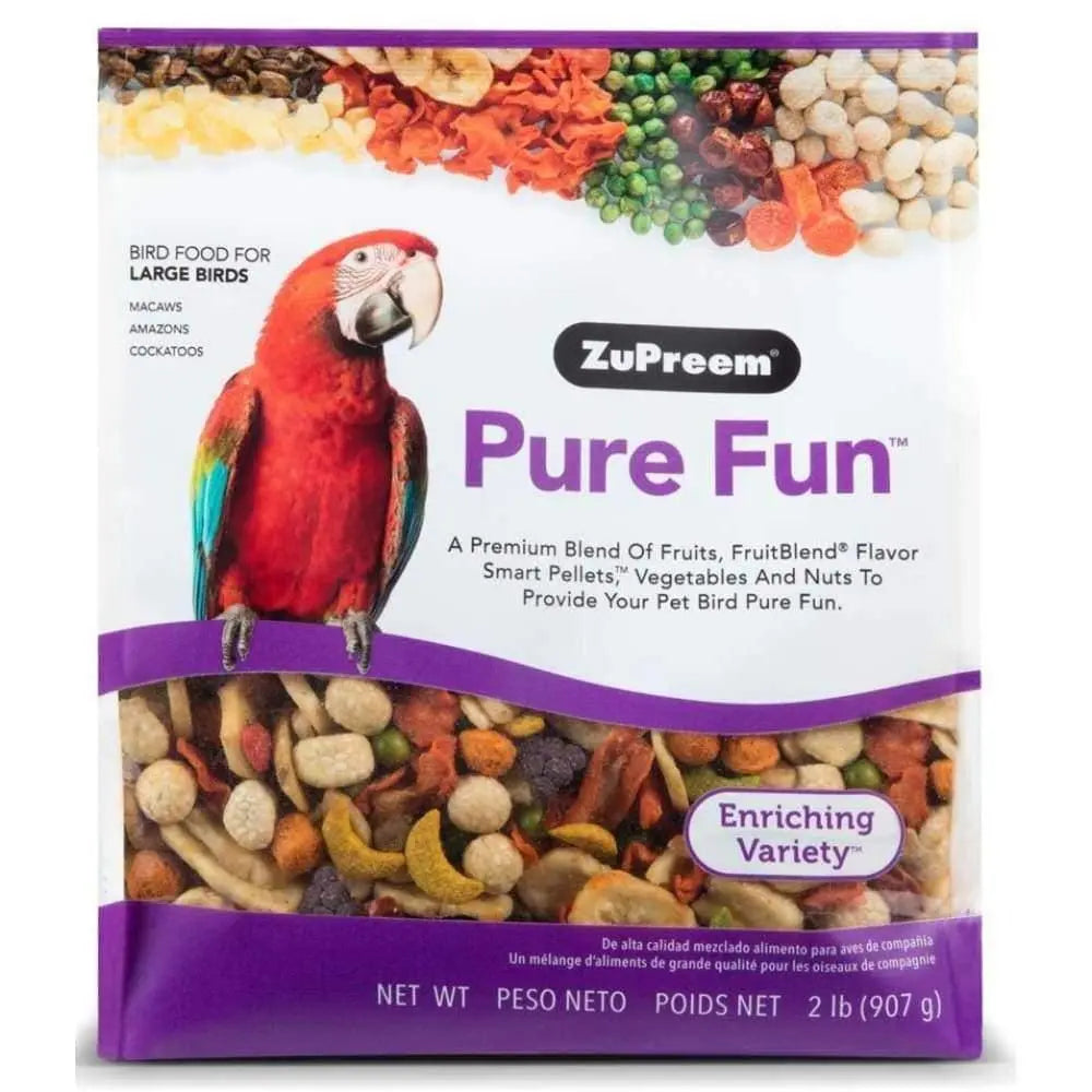 ZuPreem Pure Fun Bird Food for Large Birds 1ea/2 lb ZuPreem