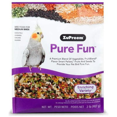 ZuPreem Pure Fun Bird Food for Medium Birds 1ea/2 lb ZuPreem