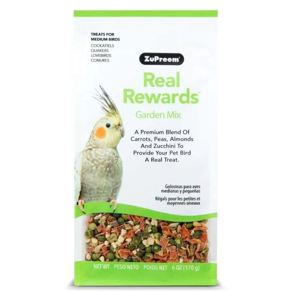 ZuPreem Real Rewards Garden Mix Treats for Medium Birds 1ea/6 oz ZuPreem