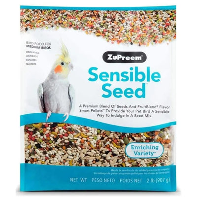 ZuPreem Sensible Seed Bird Food for Medium Birds 1ea/2 lb ZuPreem