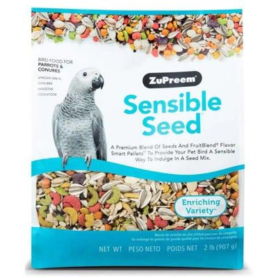 ZuPreem Sensible Seed Bird Food for Parrots & Conures 2 lb ZuPreem