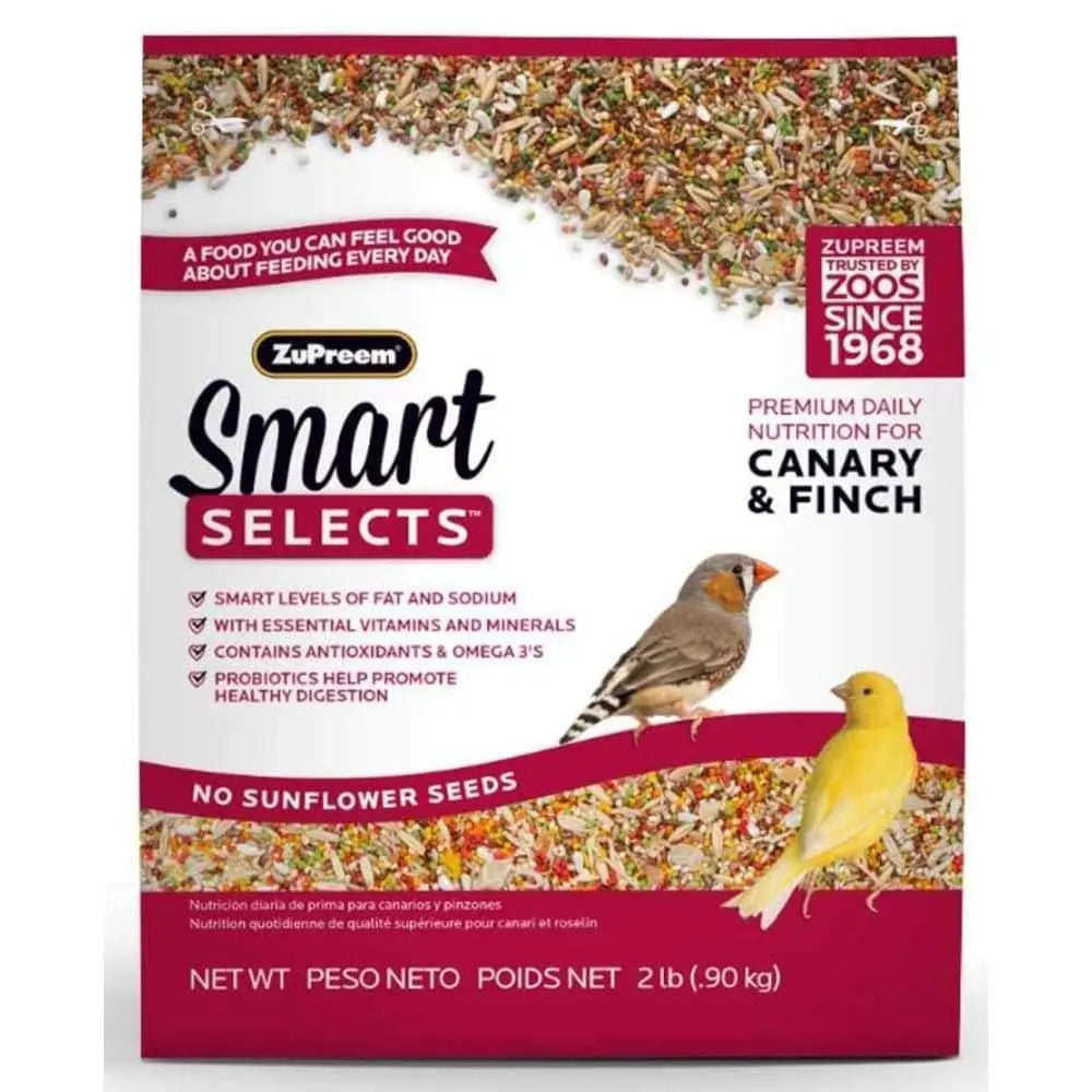ZuPreem Smart Selects Bird Food for Canaries and Finches 1ea/2 lb ZuPreem