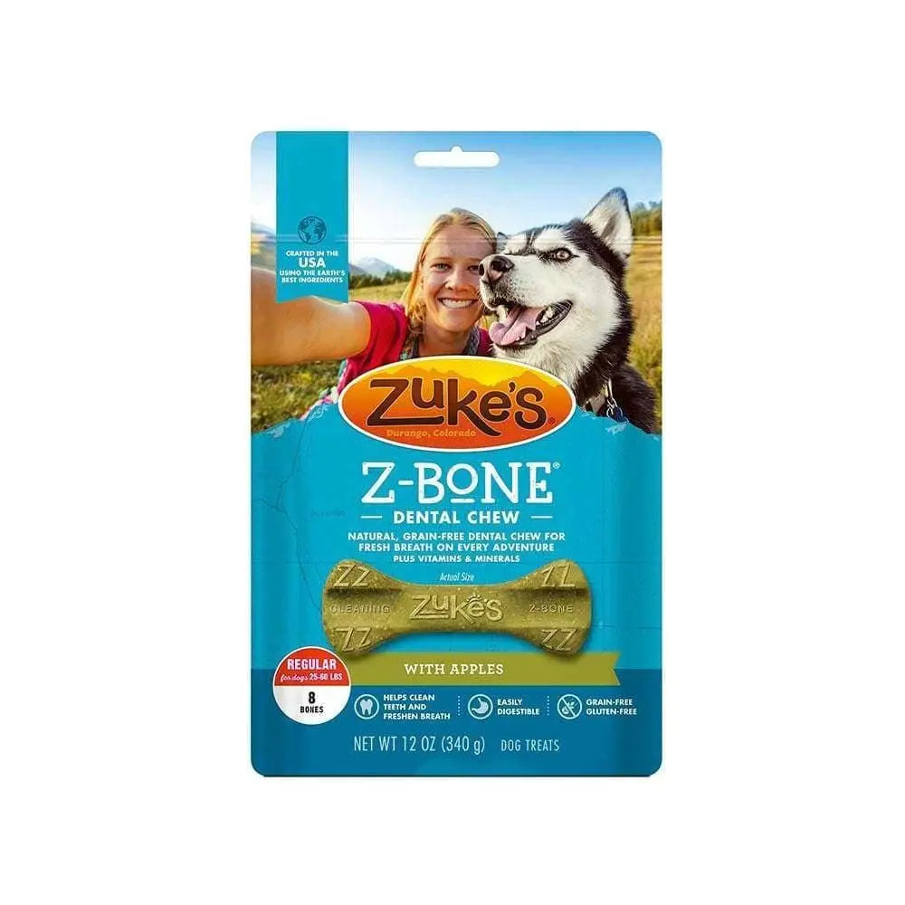Zuke's® Z-Bone® Regular Grain Free Dental Chews with Apples Dog Treats 8 Count Zuke's®