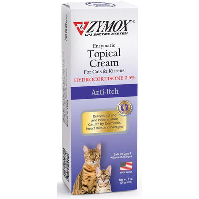 Zymox Enzymatic Topical Cream 0.5% Hydrocortisone for Cats & Kittens 1 oz Talis Us