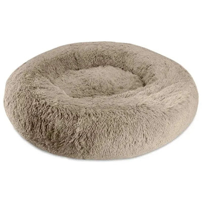 Arlee Shaggy Donut Anti Anxiety Warming Cozy Soft Dog Bed - Talis Us