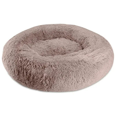 Arlee Shaggy Donut Anti Anxiety Warming Cozy Soft Dog Bed - Talis Us