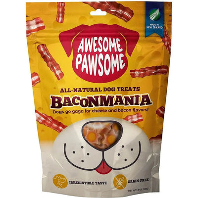 Awesome Pawsome Baconmania Dog Treats 3oz - Talis Us