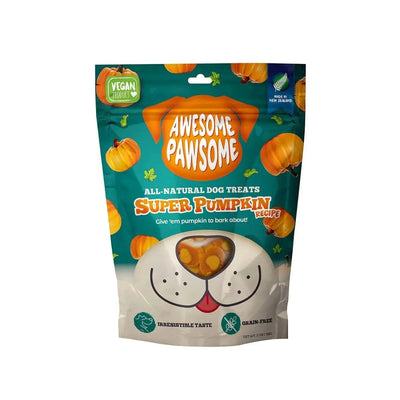 Awesome Pawsome Super Pumpkin Recipe Dog Treats 3oz - Talis Us