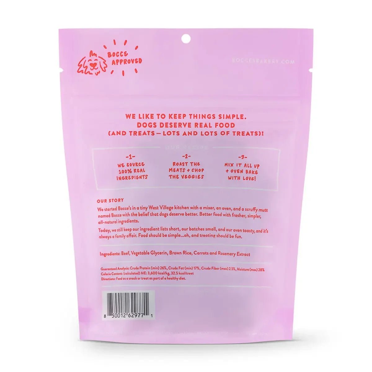 Bocce's Bakery 4oz Beef Grazers Jerky Sticks Dog Treats - Talis Us