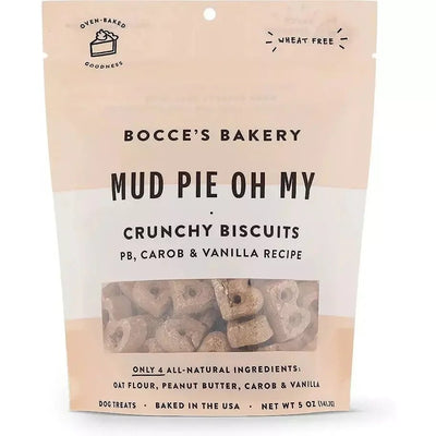 Bocce's Bakery Mud Pie Oh My 5oz Biscuit Bags Dog Treats - Talis Us