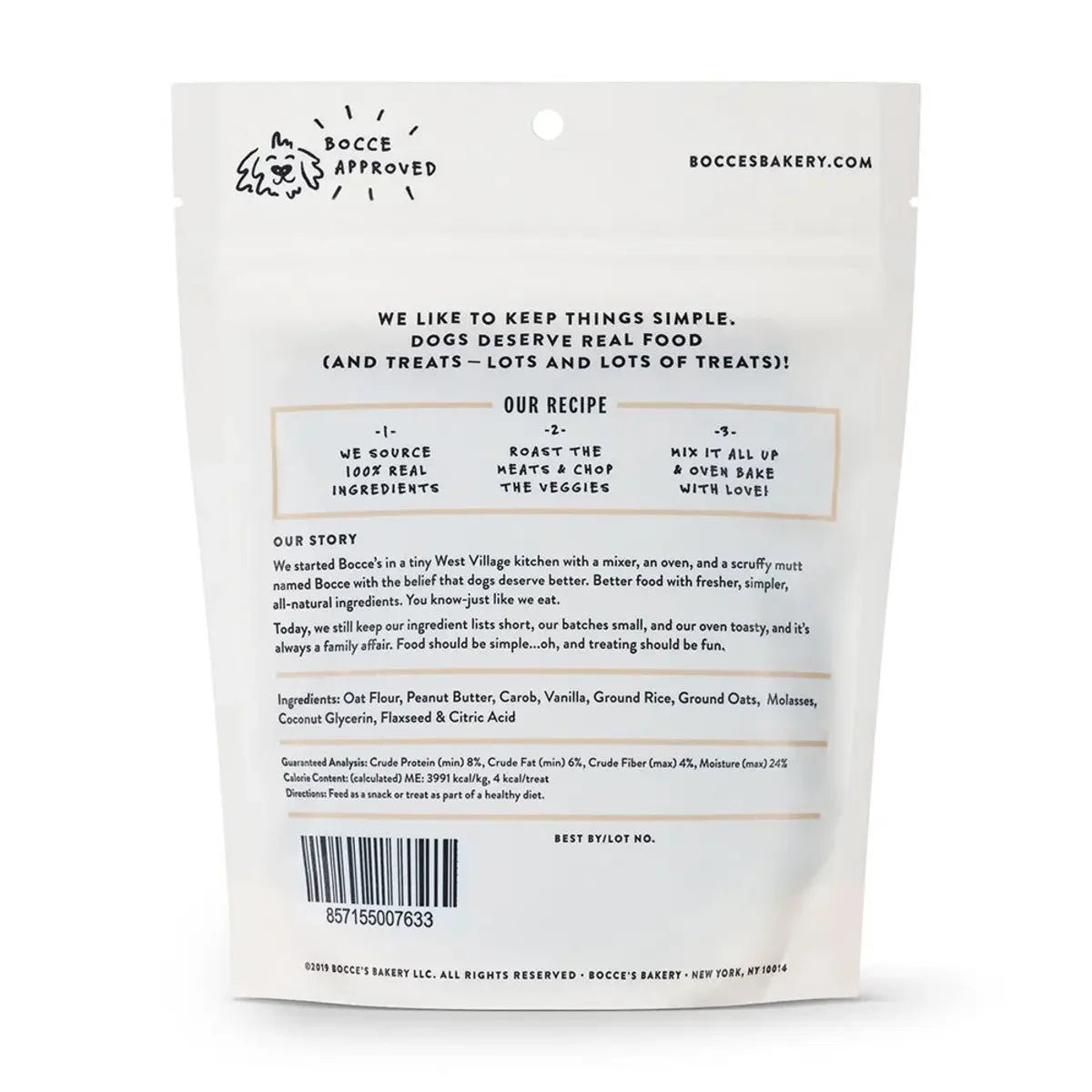 Bocce's Bakery Mud Pie Oh My 6oz Training Bites Dog Treats - Talis Us