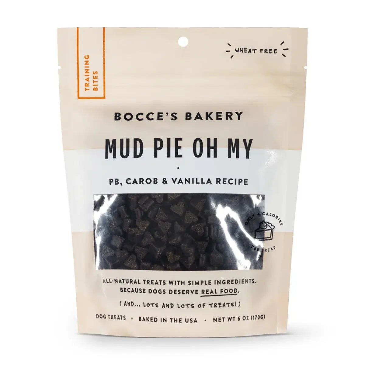 Bocce's Bakery Mud Pie Oh My 6oz Training Bites Dog Treats - Talis Us