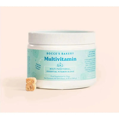 Bocce's Bakery Multivitamin 60 Count Soft Chew Dog Supplements - Talis Us