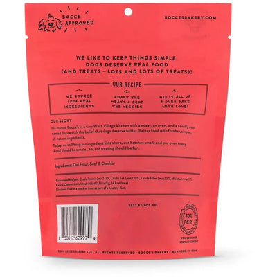 Bocce's Bakery Say MOOOO 5oz Biscuit Bags Dog Treats - Talis Us