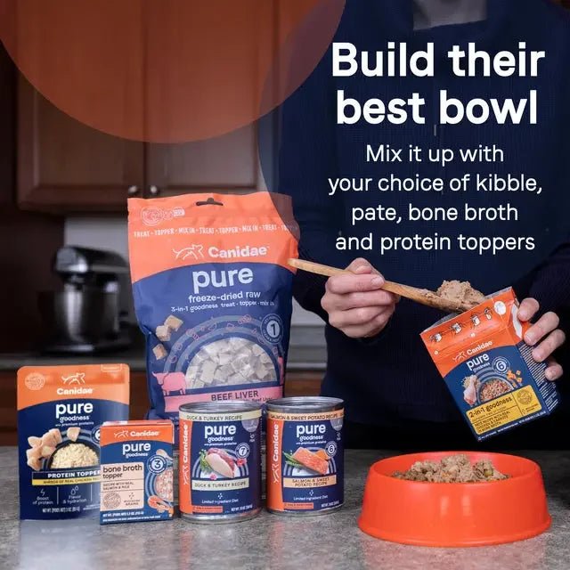 CANIDAE PURE Goodness Protein Topper for Dogs 12ea/3 oz - Talis Us