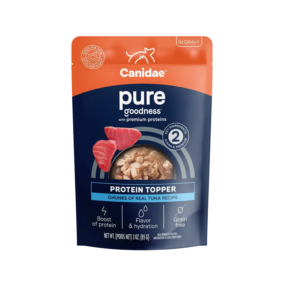 CANIDAE PURE Goodness Protein Topper for Dogs 12ea/3 oz - Talis Us