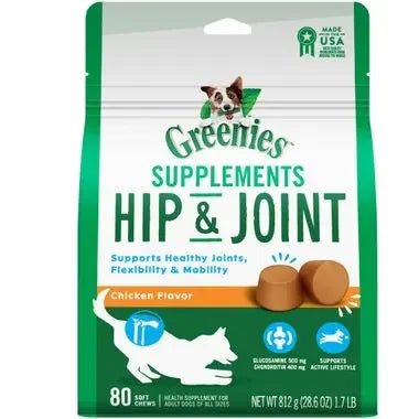 Greenies Hip & Joint Dog Supplements Chicken Flavor - Talis Us