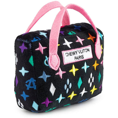 Haute Diggity Dog Black Monogram Chewy Vuiton Bag Dog Plush Toys - Talis Us