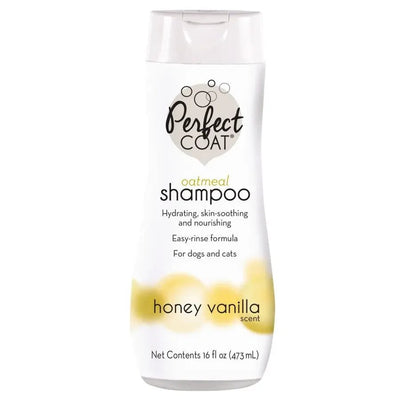 Perfect Coat Oatmeal Honey Vanilla Pets Shampoo 16 oz - Talis Us